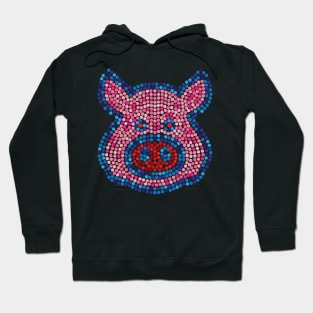 Piglet sequins Hoodie